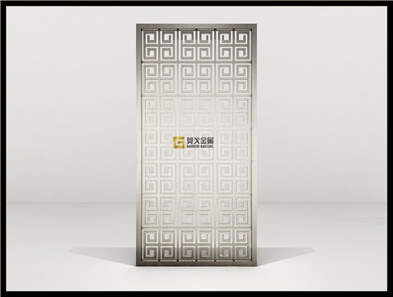 做旧发黑发黑青古铜拉丝不锈钢屏风