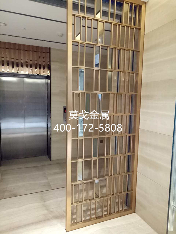 玫瑰金不锈钢门